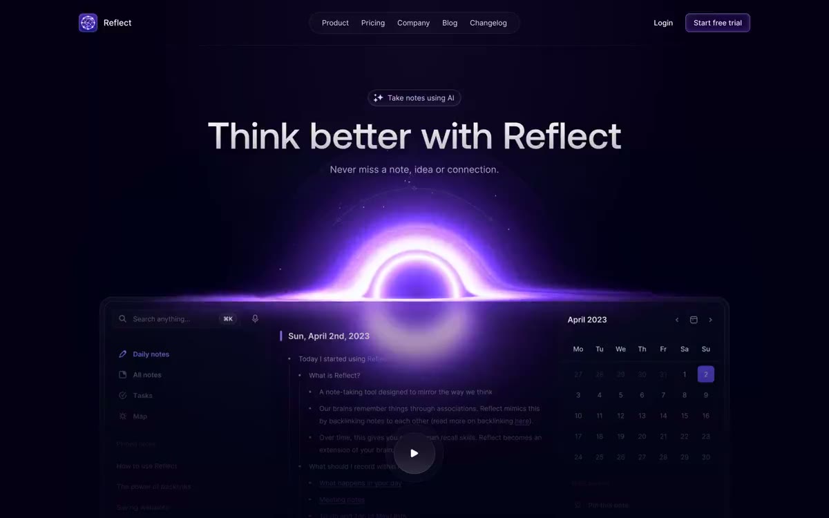 Reflect Design System - Minimalist aesthetic with high-focus typography