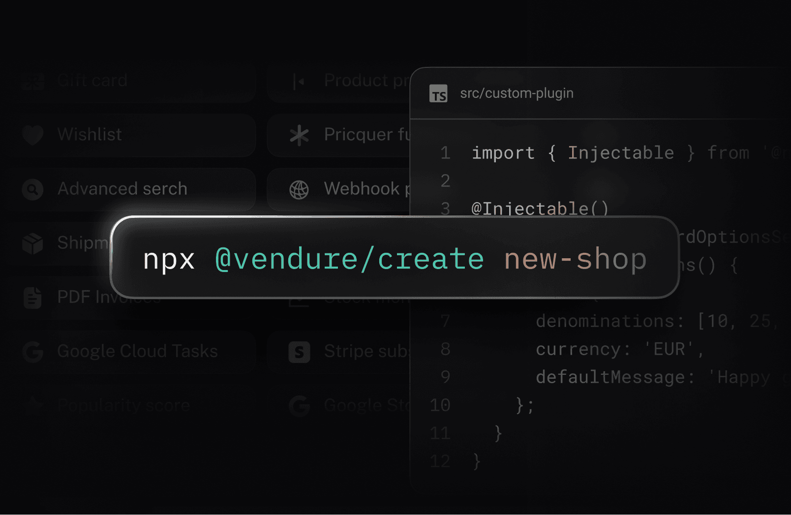 Vendure Administration Interface Getting Started