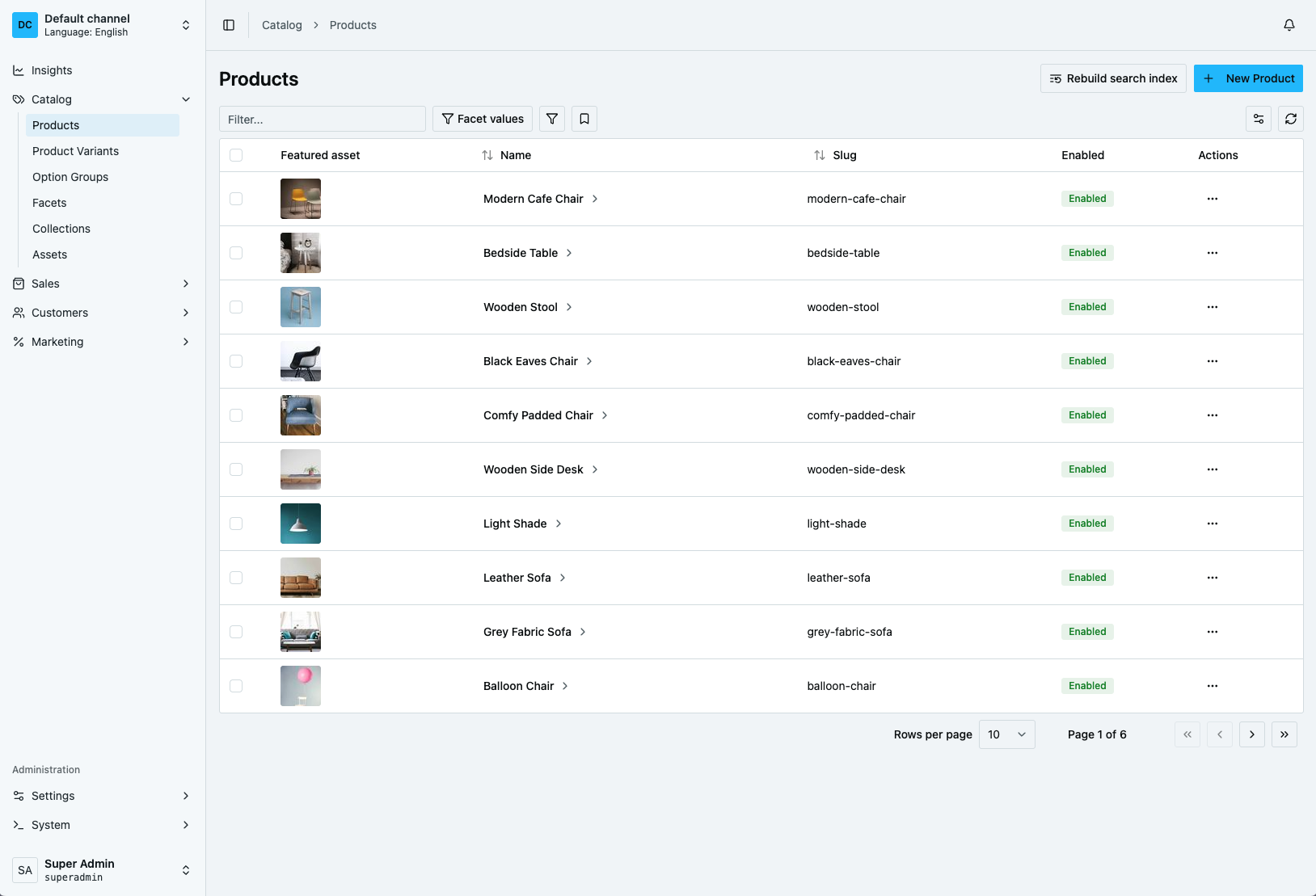 Product Catalog Views After V3.0 Upgrades